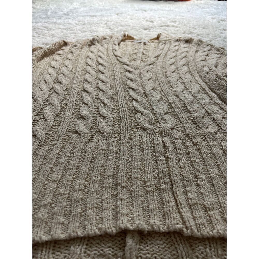 American Threads Knit V-Neck Long Sleeve Sweater S - Picture 3 of 4
